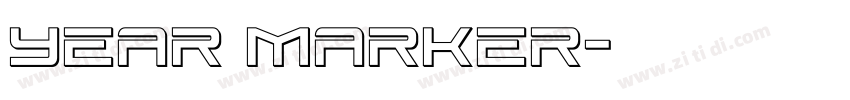 Year Marker字体转换